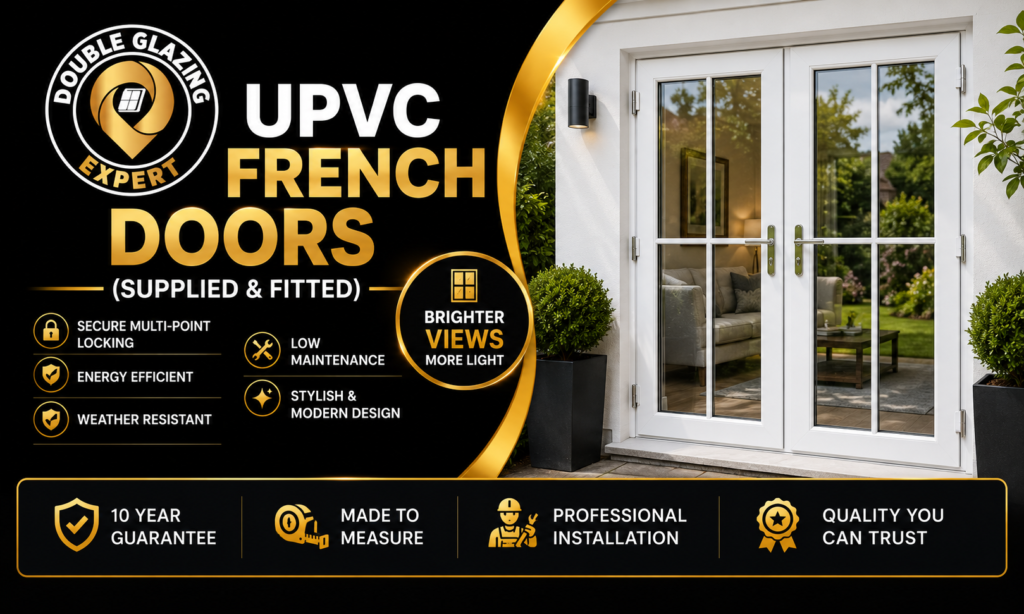 UPVC French Doors (Supplied & Fitted)