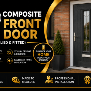 Composite Front Door (Supplied & Fitted)