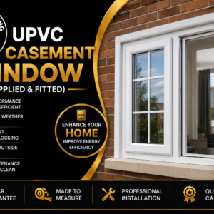 UPVC Casement Window (Supplied & Fitted) White